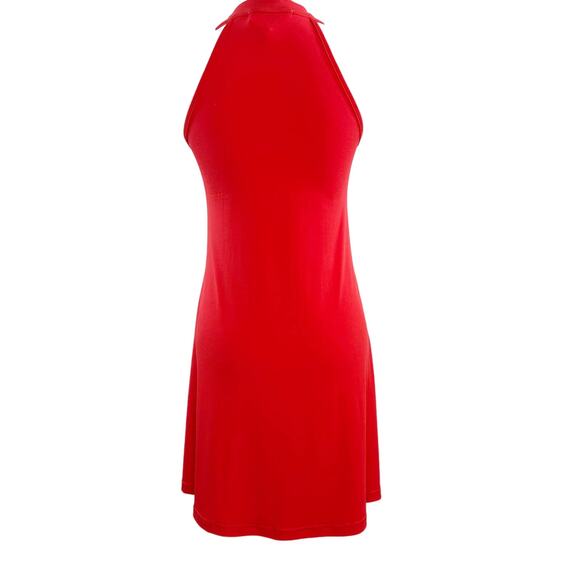 Diamond Tea Red Halter Lounge Dress Racerback #16014 XS XSmall NEW NWT - Picture 5 of 8